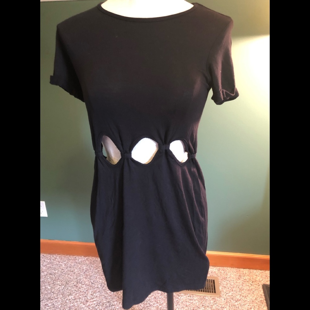 Pitaya NWT black keyhole black dress